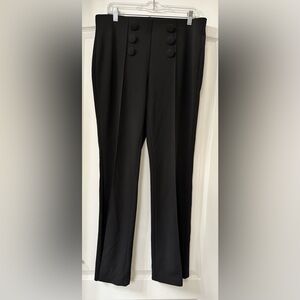 NWOT - NY&Co black polyester dress slack - sz 14